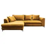 M&ouml;belix Eckschlafsofa mit Schlaffunktion BELLO Gelb