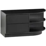 M&ouml;belix LOWBOARD Finca Schwarz B: 78cm