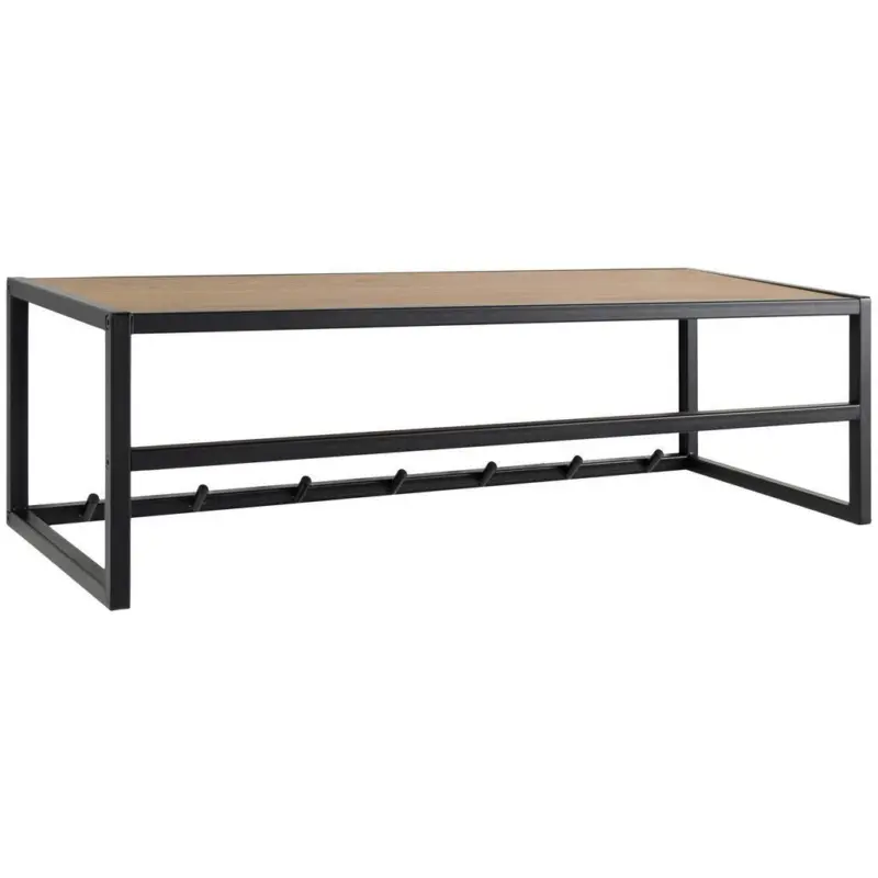 Garderobenpaneel Seaford Schwarz mit Hutablage B: 77 cm