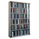 M&ouml;belix Regal mit Glast&uuml;ren Roma 60 cm Eiche Dekor