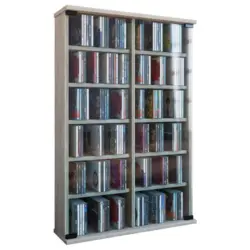 Regal mit Glast&uuml;ren Roma 60 cm Eiche Dekor