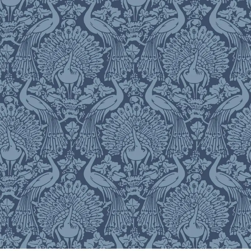 VLIESTAPETE Peacock Damask