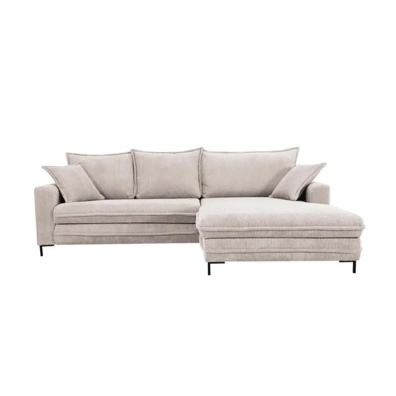 Ecksofa Armilla Creme S: 272x174 cm