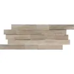 M&ouml;belix WANDVERKLEIDUNG FSC TEAK RECL. GUN SMOKED