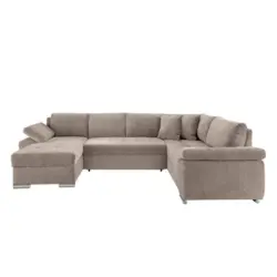 Wohnlandschaft Terana mit Schlaffunktion Beige