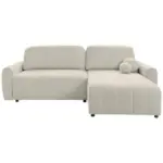 M&ouml;belix Ecksofa Luna new Boucle beige, S: 260x161cm