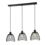 M&ouml;belix H&auml;ngeleuchte Sarina H: 120 cm 3-Flammig