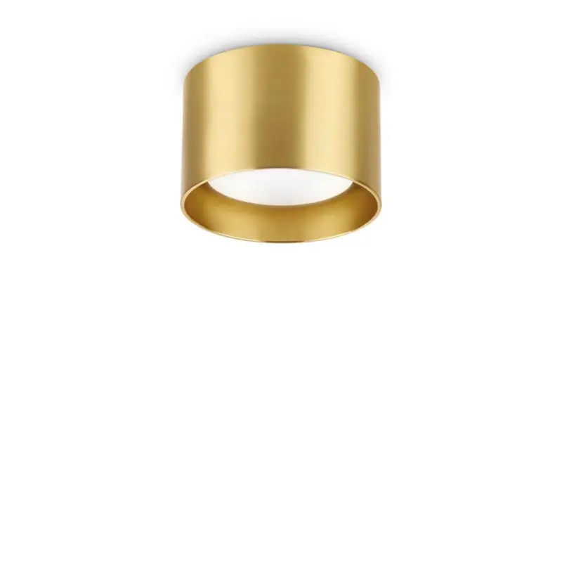LED-DECKENLEUCHTE Ottone Messingfarben D: 10 cm