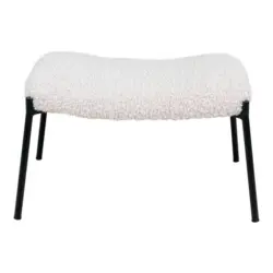 Hocker Glasgow Wei&szlig;, B/H/T: 63x39x42,5cm