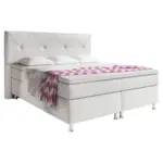 M&ouml;belix Boxspringbett mit Topper Lederlook 180x200 Oxford