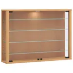 M&ouml;belix H&Auml;NGEVITRINE Vitrosa Buche Dekor B: 83 cm