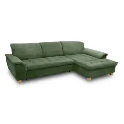 Ecksofa Franzi Gr&uuml;n Mikrofaser