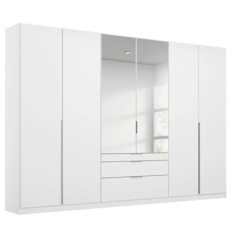 Dreht&uuml;renschrank 271cm Alabama, Wei&szlig;