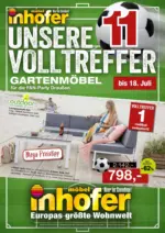 M&ouml;bel Inhofer UNSERE VOLLTREFFER - GARTENM&Ouml;BEL - bis 18.07.2026