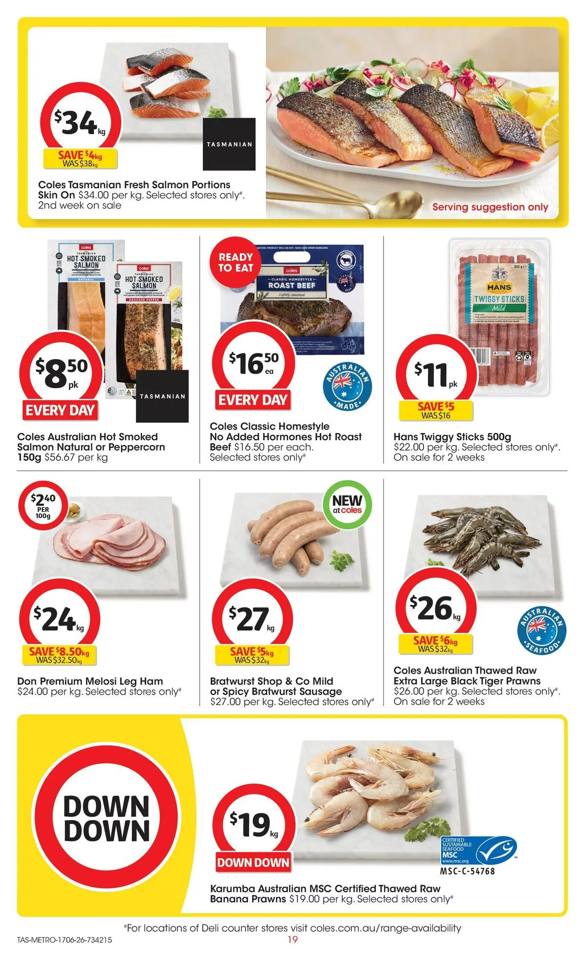 ﻿Coles catalogue valid from 17/06/2026 > Online Australia | Page: 19