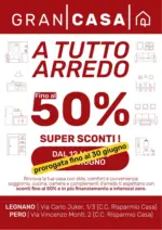 Grancasa A tutto arredo fino al 50% - al 09.06.2026