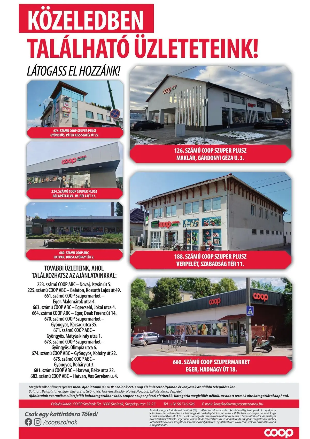 COOP Szolnok akciós újság Gyöngyös - 2026.06.18. -tól/töl > akció, lapozható szórólap 🛍️ | Oldal: 8