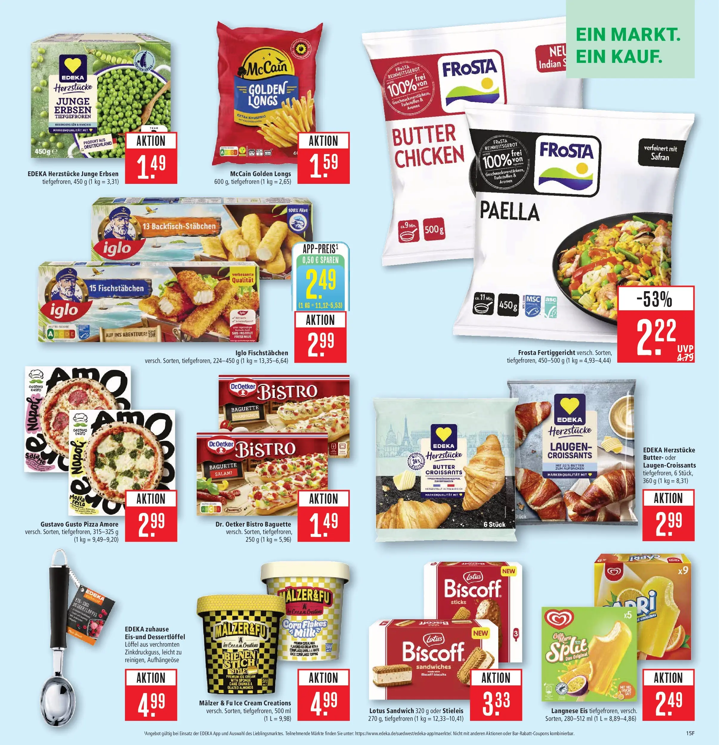 Marktkauf Prospekt Weil Am Rhein (ab 15.06.2026) » Angebote online | Seite: 23 | Produkte: Butter, Baguette, Frosta, Erbsen