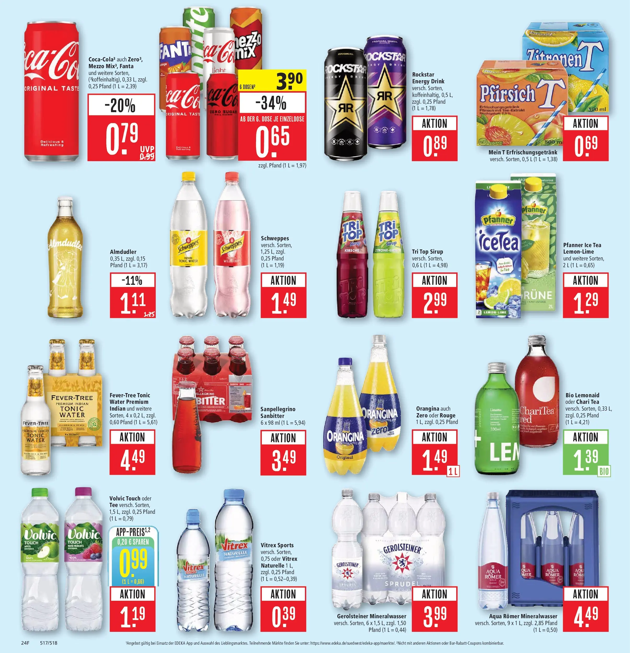 Marktkauf Prospekt Kirchheim (ab 15.06.2026) » Angebote online | Seite: 32 | Produkte: Energy, Rockstar, Rouge, Volvic