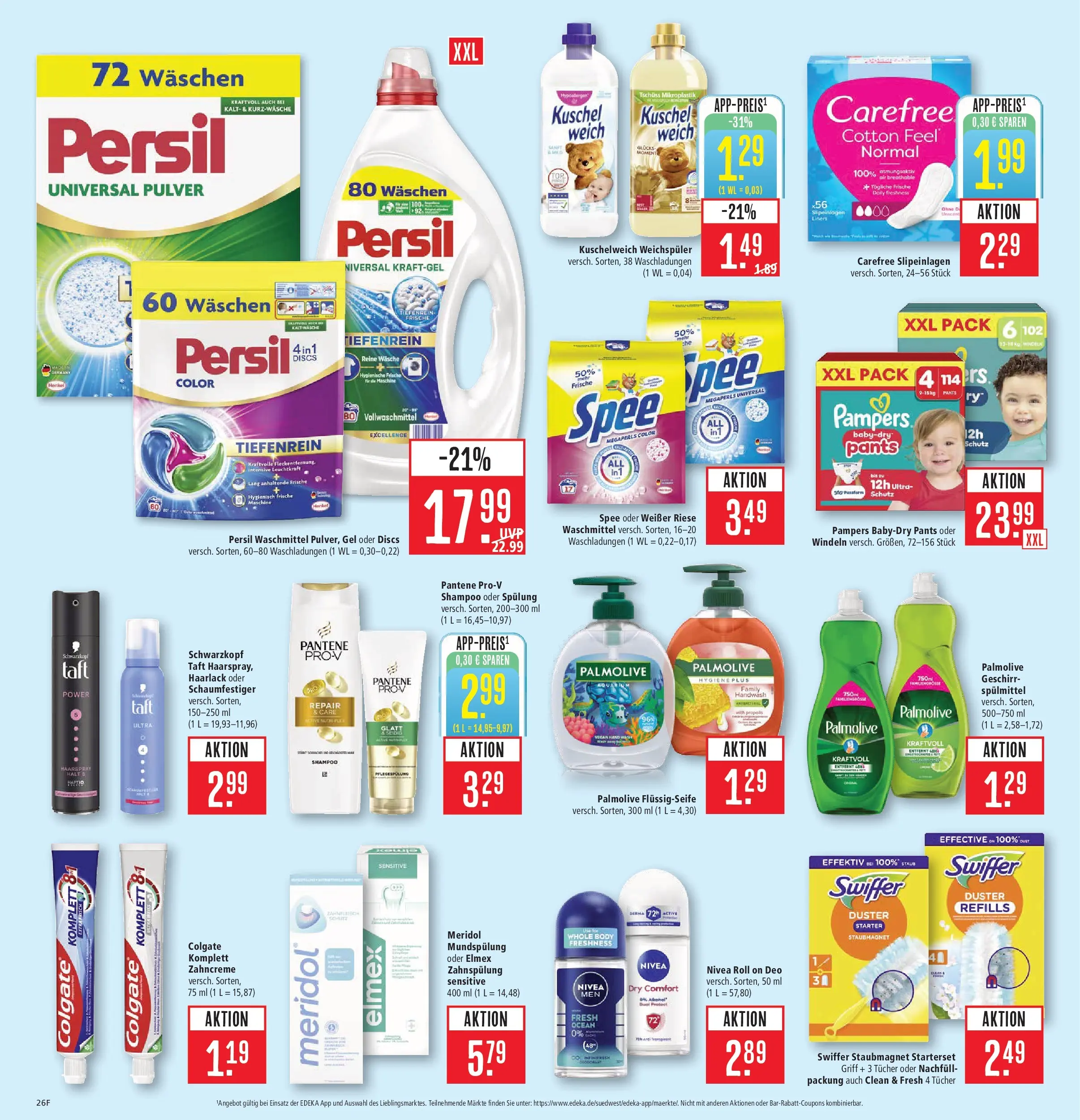 Marktkauf Prospekt Weil Am Rhein (ab 15.06.2026) » Angebote online | Seite: 34 | Produkte: Kuschelweich, Shampoo, Weichspüler, Waschmittel