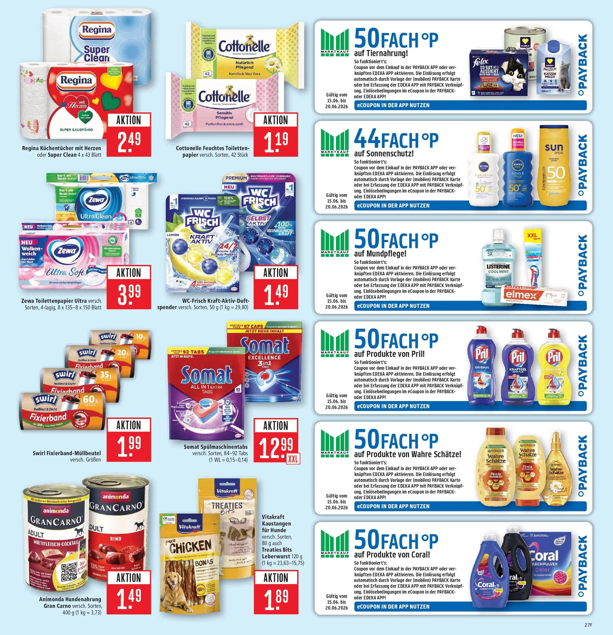 Marktkauf Prospekt Weil Am Rhein (ab 15.06.2026) » Angebote online | Seite: 35 | Produkte: Milch, Zewa, Listerine, Toilettenpapier