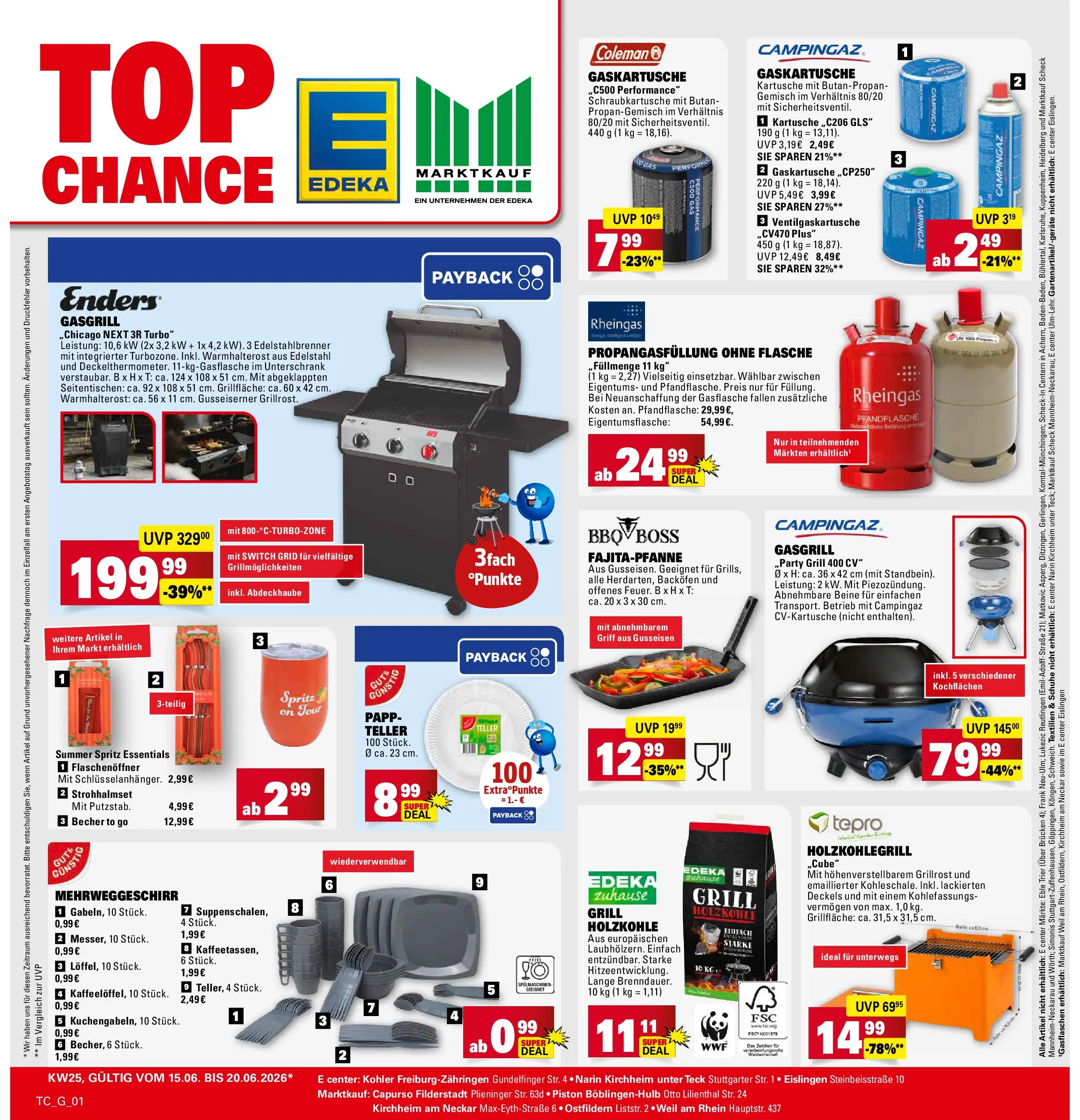 Marktkauf Prospekt Weil Am Rhein (ab 15.06.2026) » Angebote online | Seite: 37 | Produkte: Grill, Unterschrank, Backofen