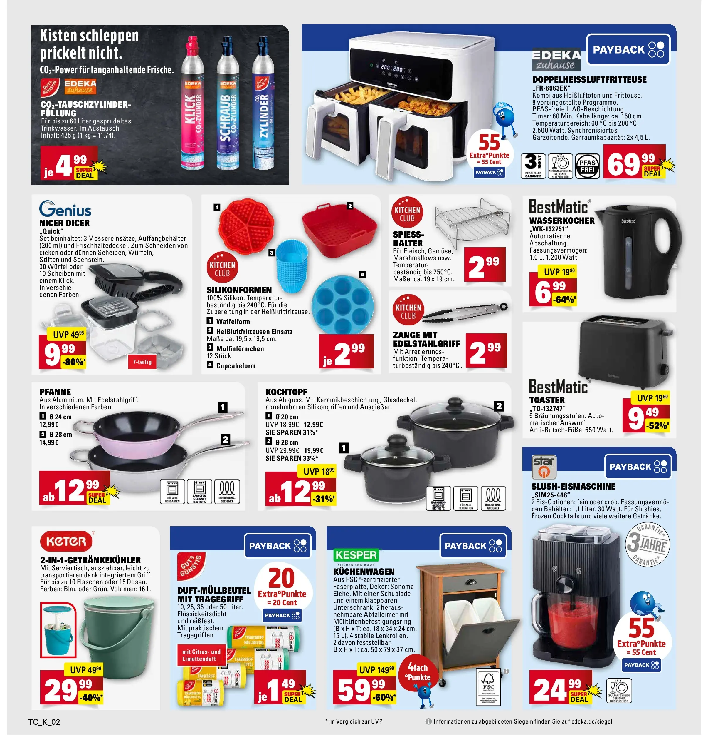 Marktkauf Prospekt Senden (ab 15.06.2026) » Angebote online | Seite: 38 | Produkte: Wasserkocher, Toaster, Abfalleimer