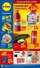 Lidl L'estate del risparmio. Fino al -50% - al 24.06.2026