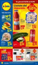 Lidl L'estate del risparmio. Fino al -50% - al 24.06.2026