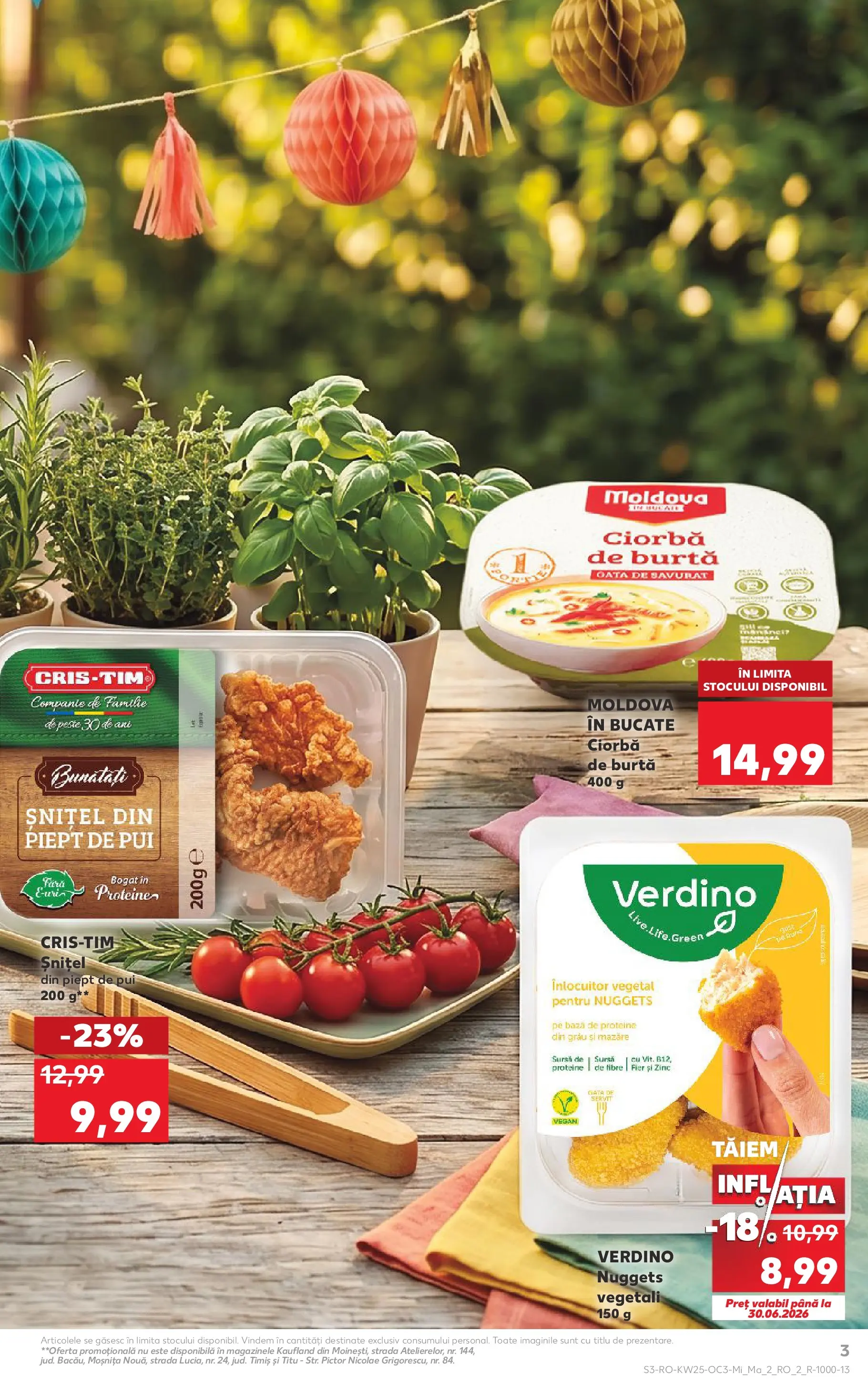 Kaufland Zalau 16.06.2026 - Revista si Oferta | Pagină: 3 | Produse: Mazăre, Masaüstü kılıfı, Hacıyatmaz Kedi Oyuncağı, Pește