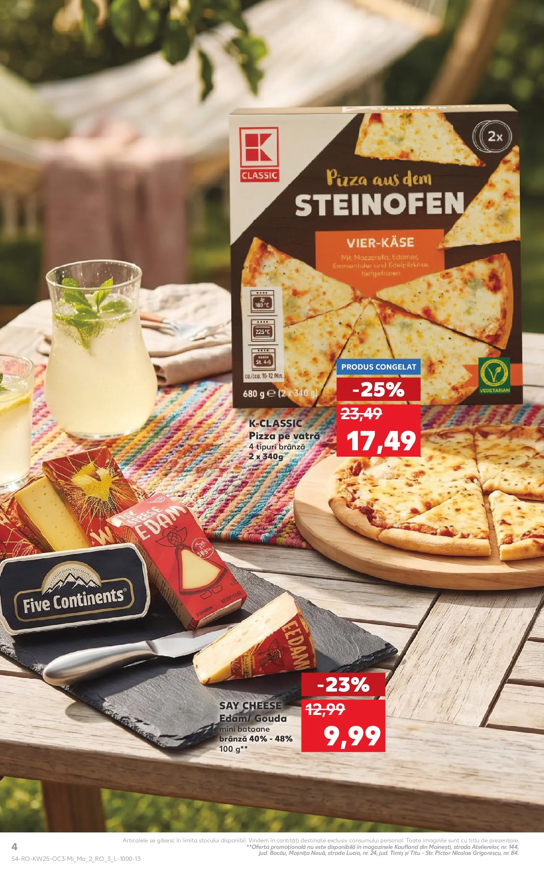 Kaufland Zalau 16.06.2026 - Revista si Oferta | Pagină: 4 | Produse: Brânză, Pizza, Gouda