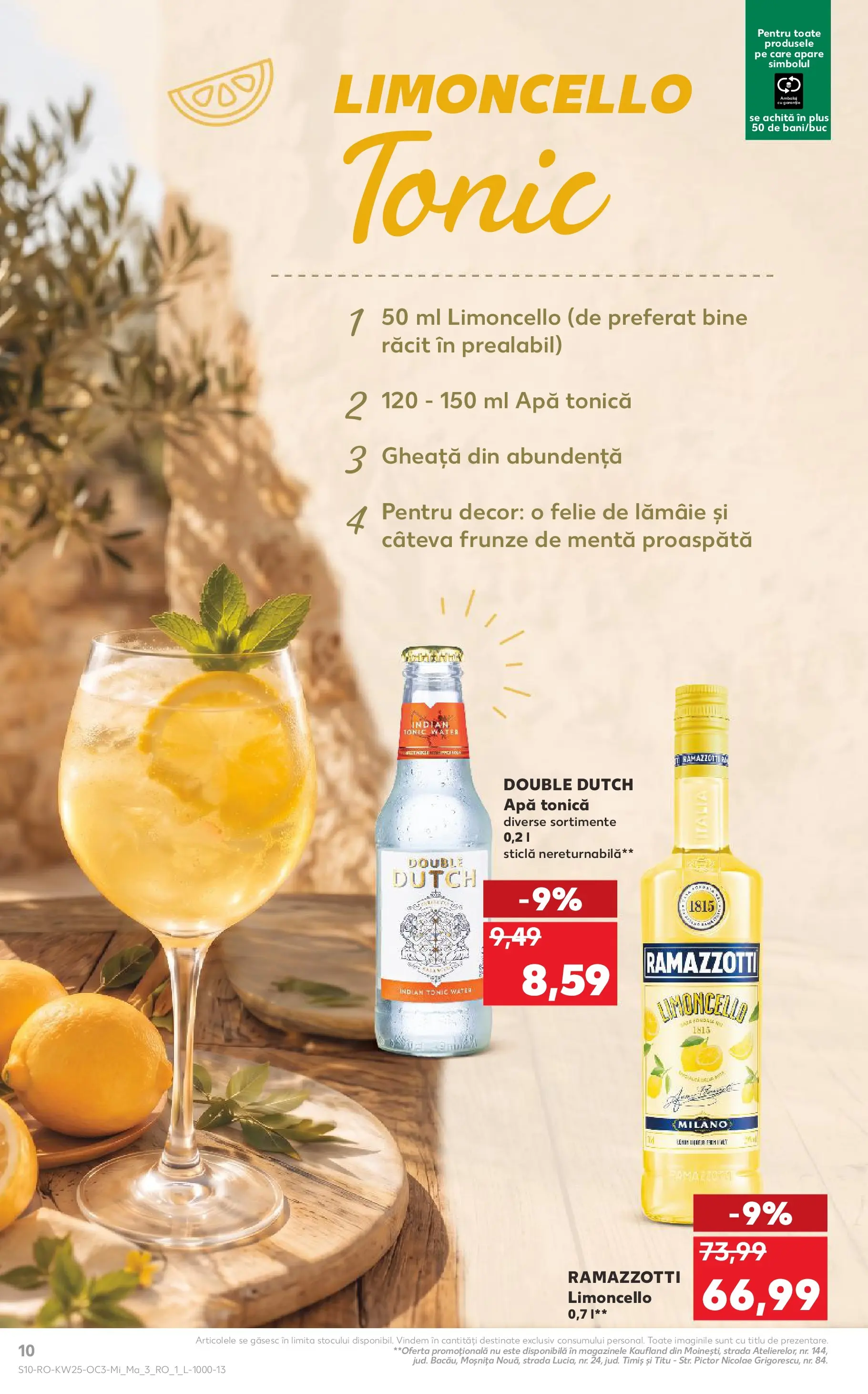 Kaufland Zalau 16.06.2026 - Revista si Oferta | Pagină: 10 | Produse: Apă, Lămâie