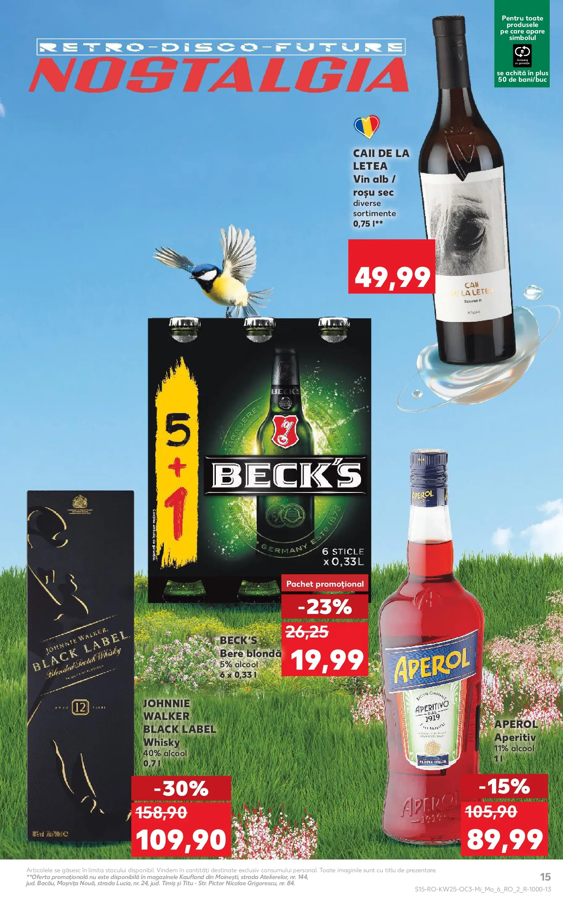 Kaufland Zalau 16.06.2026 - Revista si Oferta | Pagină: 15 | Produse: Vin, Bere, Aperol