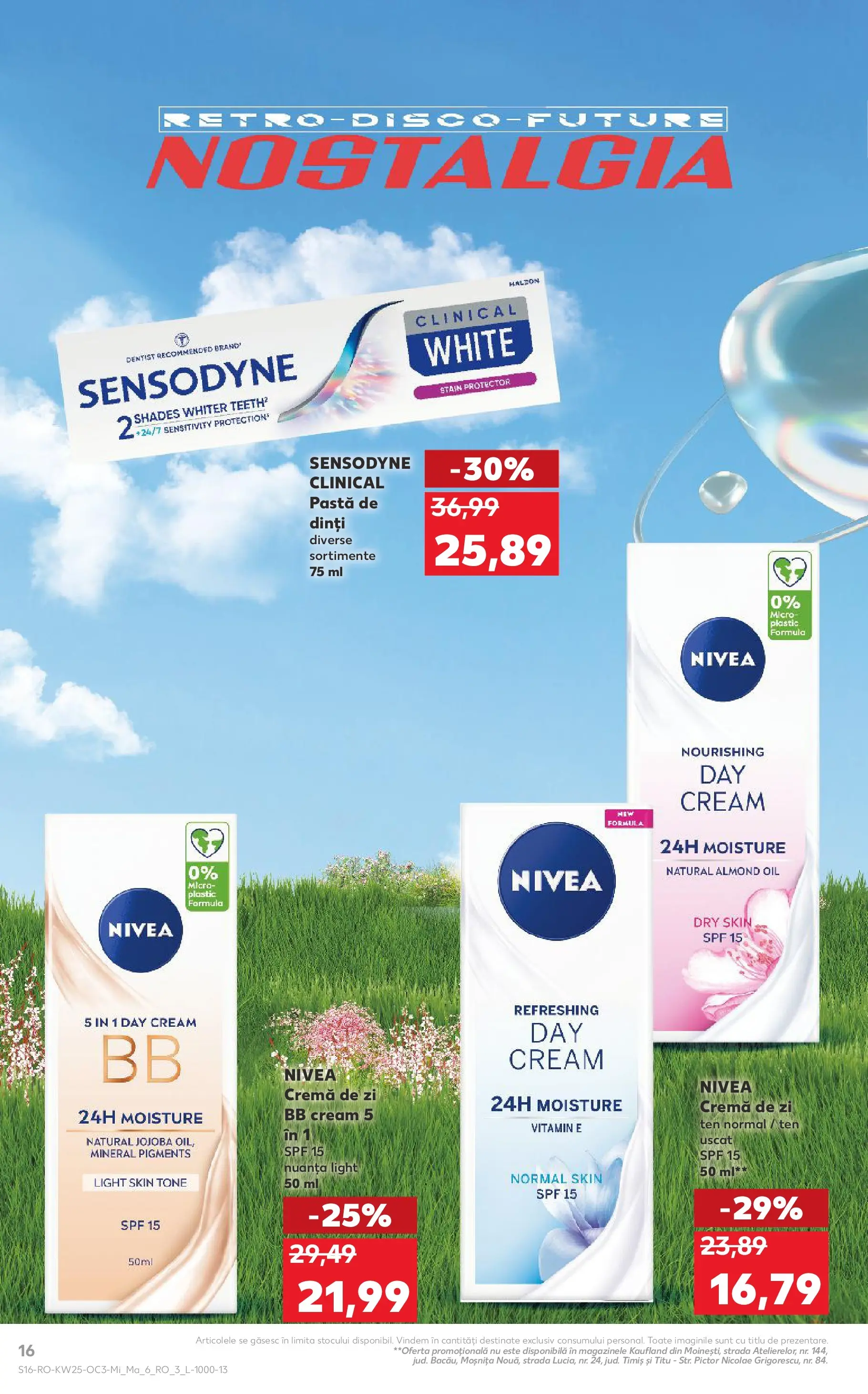 Kaufland Zalau 16.06.2026 - Revista si Oferta | Pagină: 16 | Produse: Cremă de zi, Bb cream, Cremă, Pastă de dinți