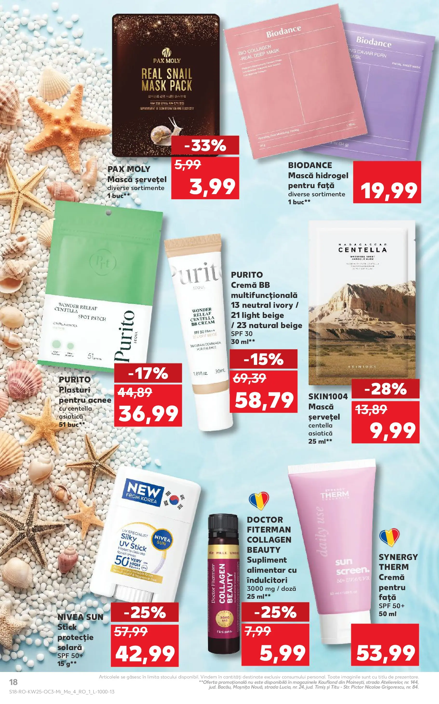 Kaufland Zalau 16.06.2026 - Revista si Oferta | Pagină: 18 | Produse: Şerit ödül, Cremă, Protecție solară, Cremă pentru față