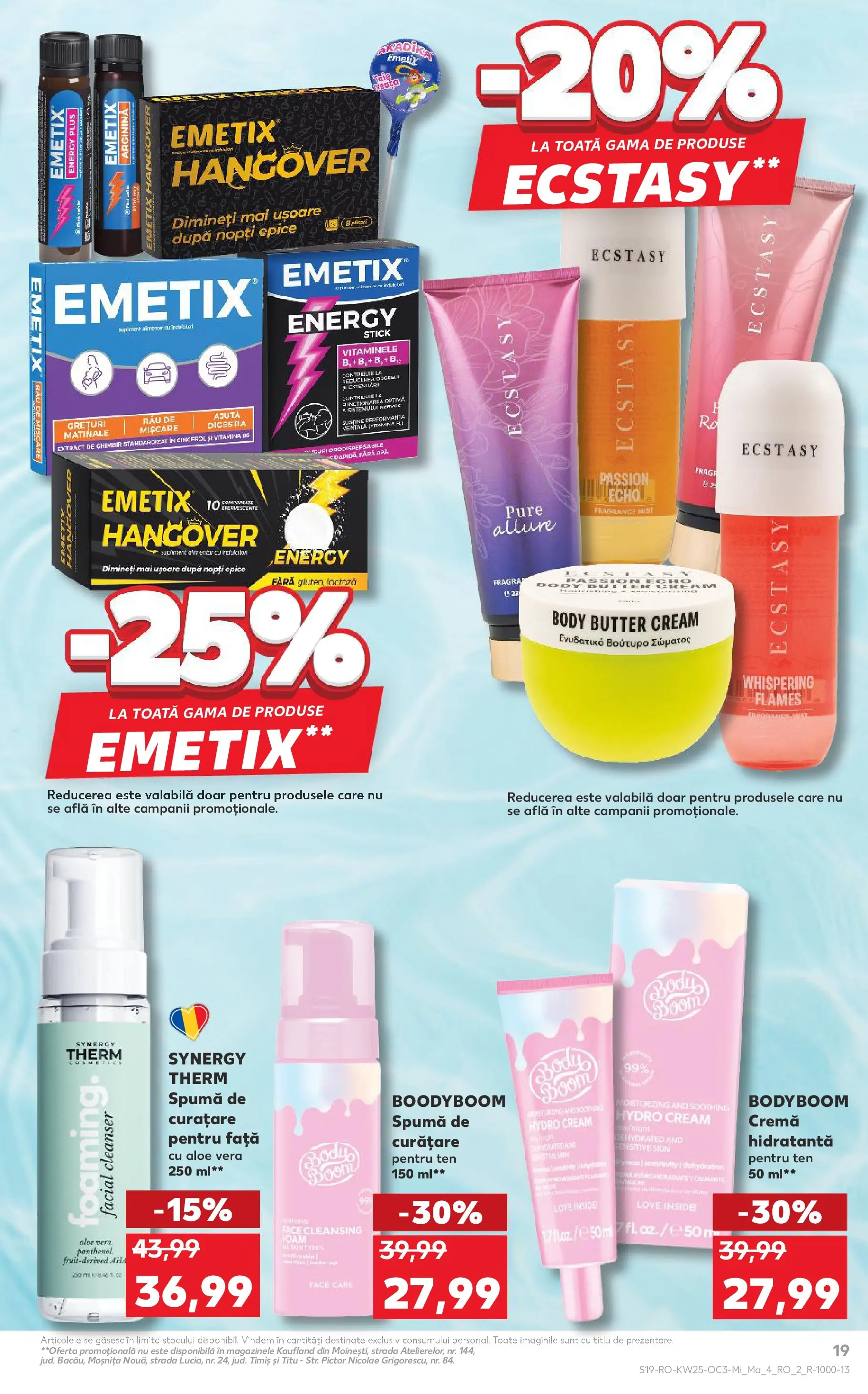 Kaufland Zalau 16.06.2026 - Revista si Oferta | Pagină: 19 | Produse: Aloe vera, Body, Arapsaçı, Cremă
