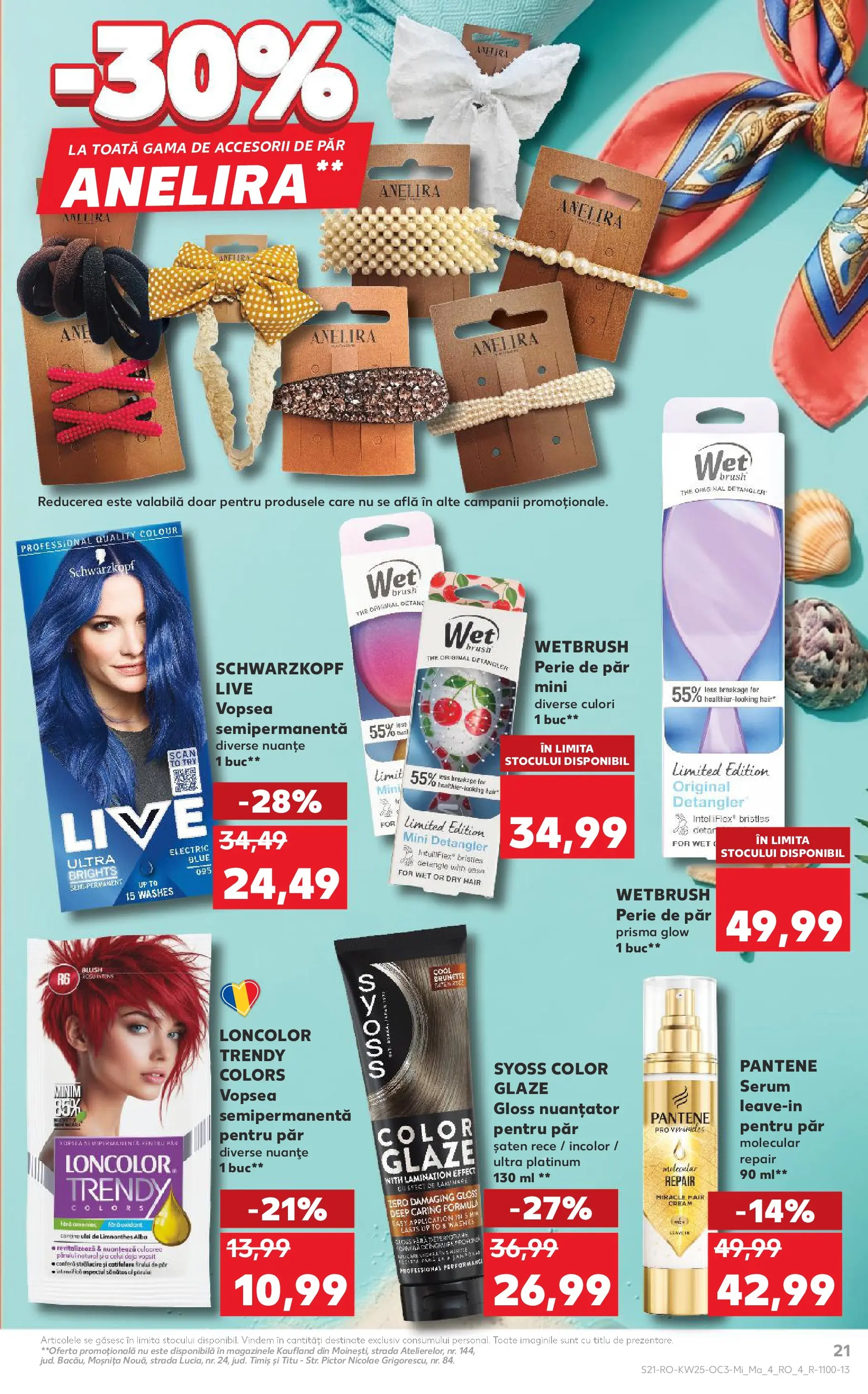 Kaufland Zalau 16.06.2026 - Revista si Oferta | Pagină: 21 | Produse: Perie de păr, Serum, Blush, Perie