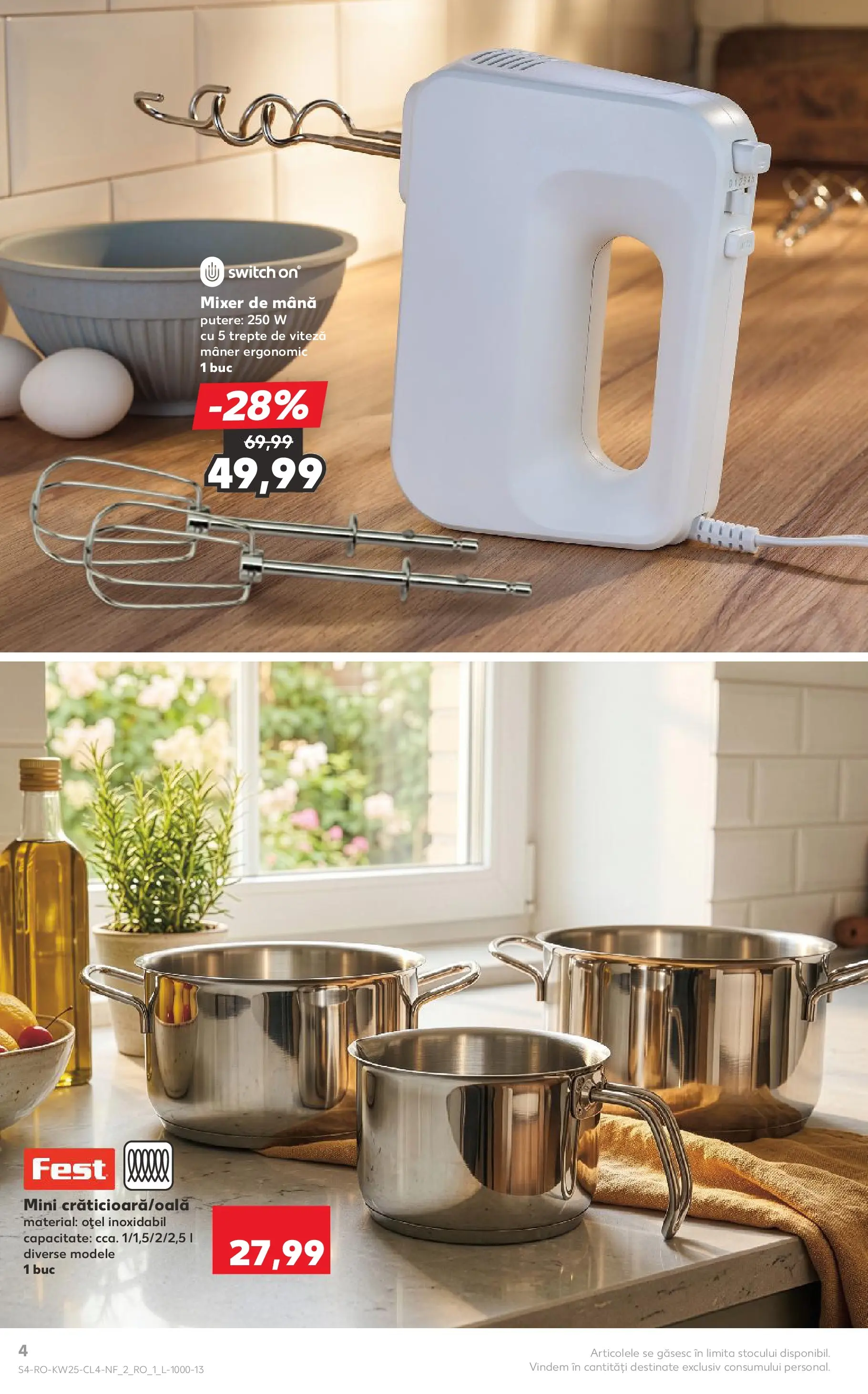 Kaufland Zalau 16.06.2026 - Revista si Oferta | Pagină: 4 | Produse: Mixer, Mâner