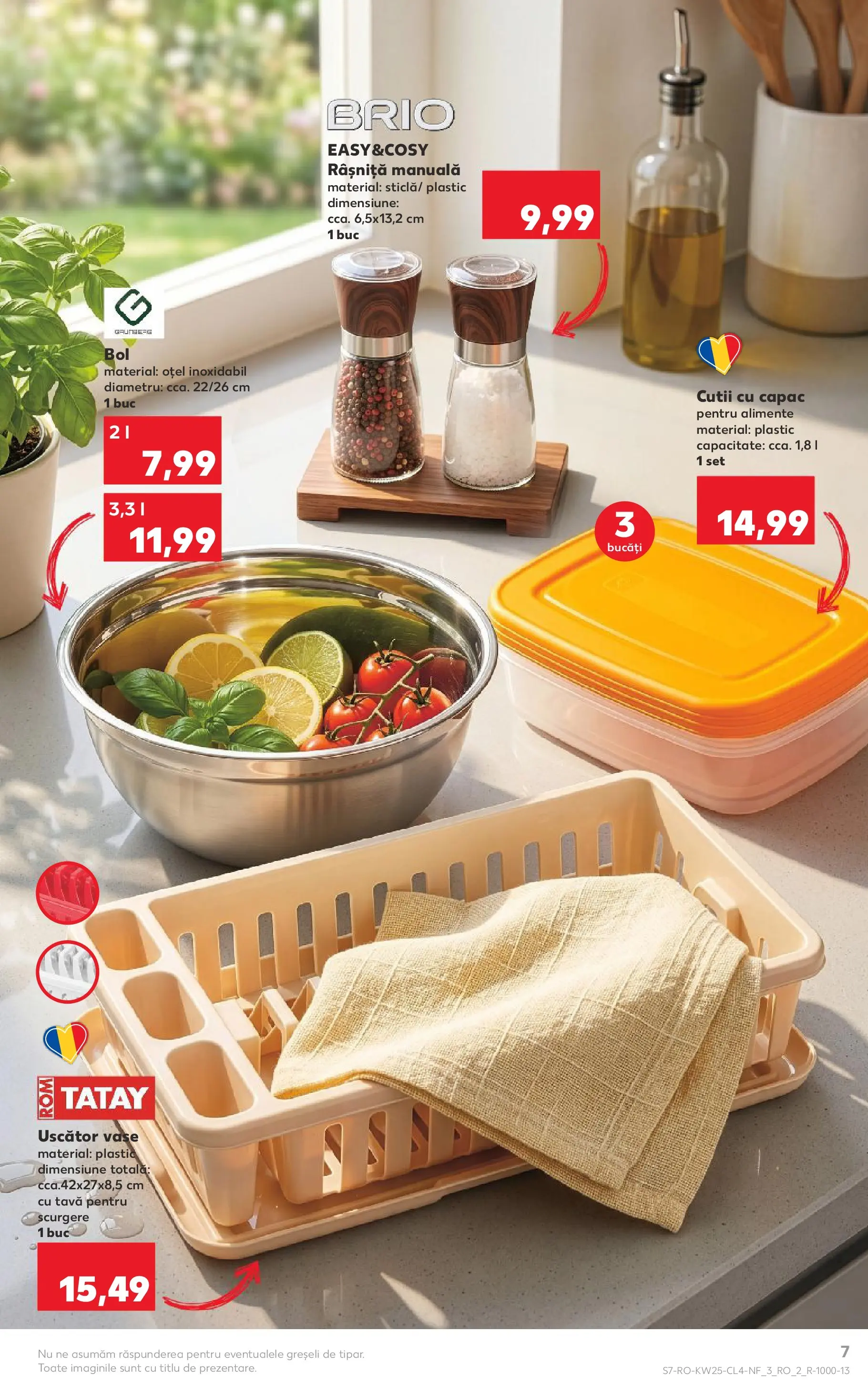 Kaufland Zalau 16.06.2026 - Revista si Oferta | Pagină: 7 | Produse: Uscător, Bol