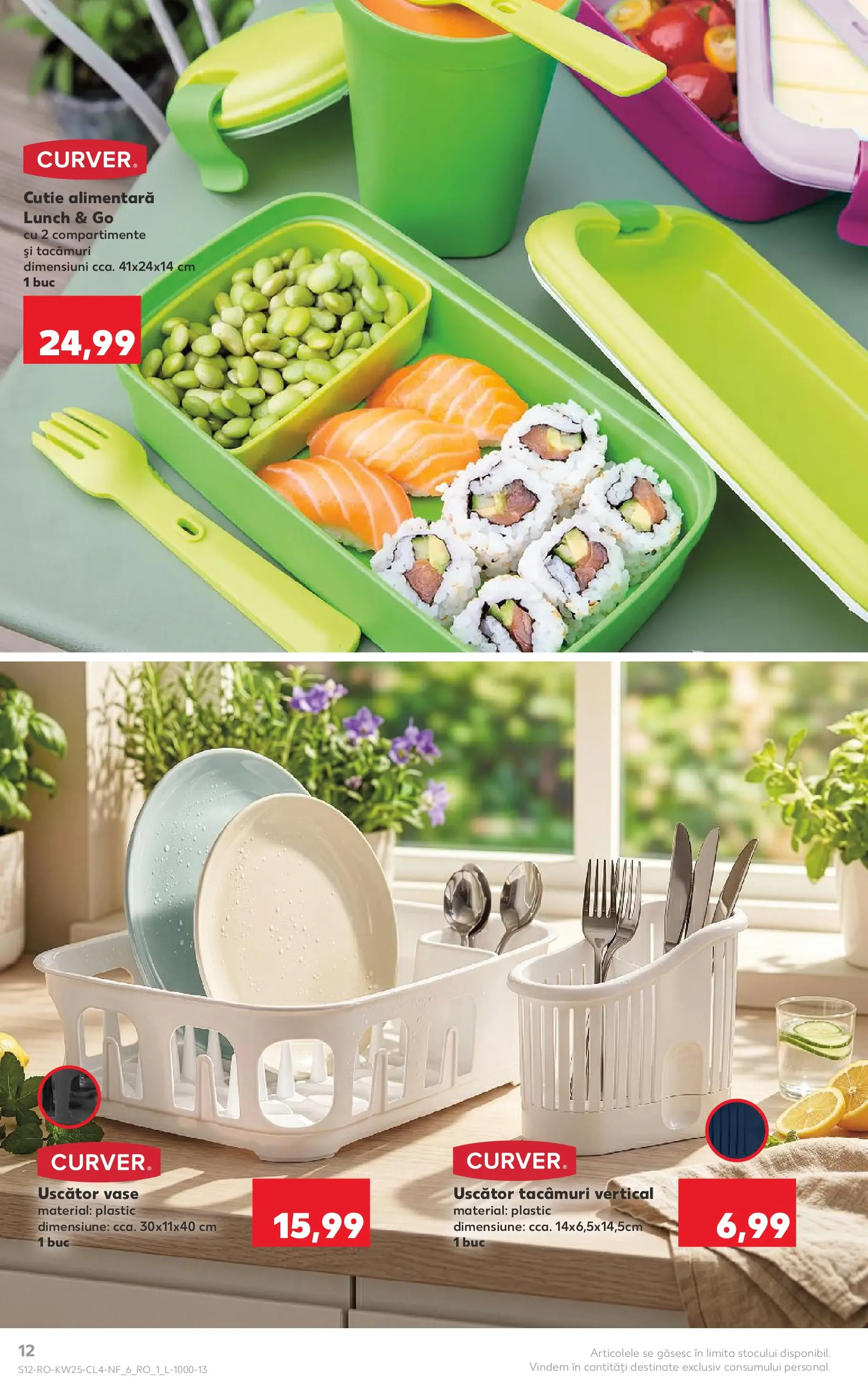 Kaufland Zalau 16.06.2026 - Revista si Oferta | Pagină: 12 | Produse: Uscător, Cutie