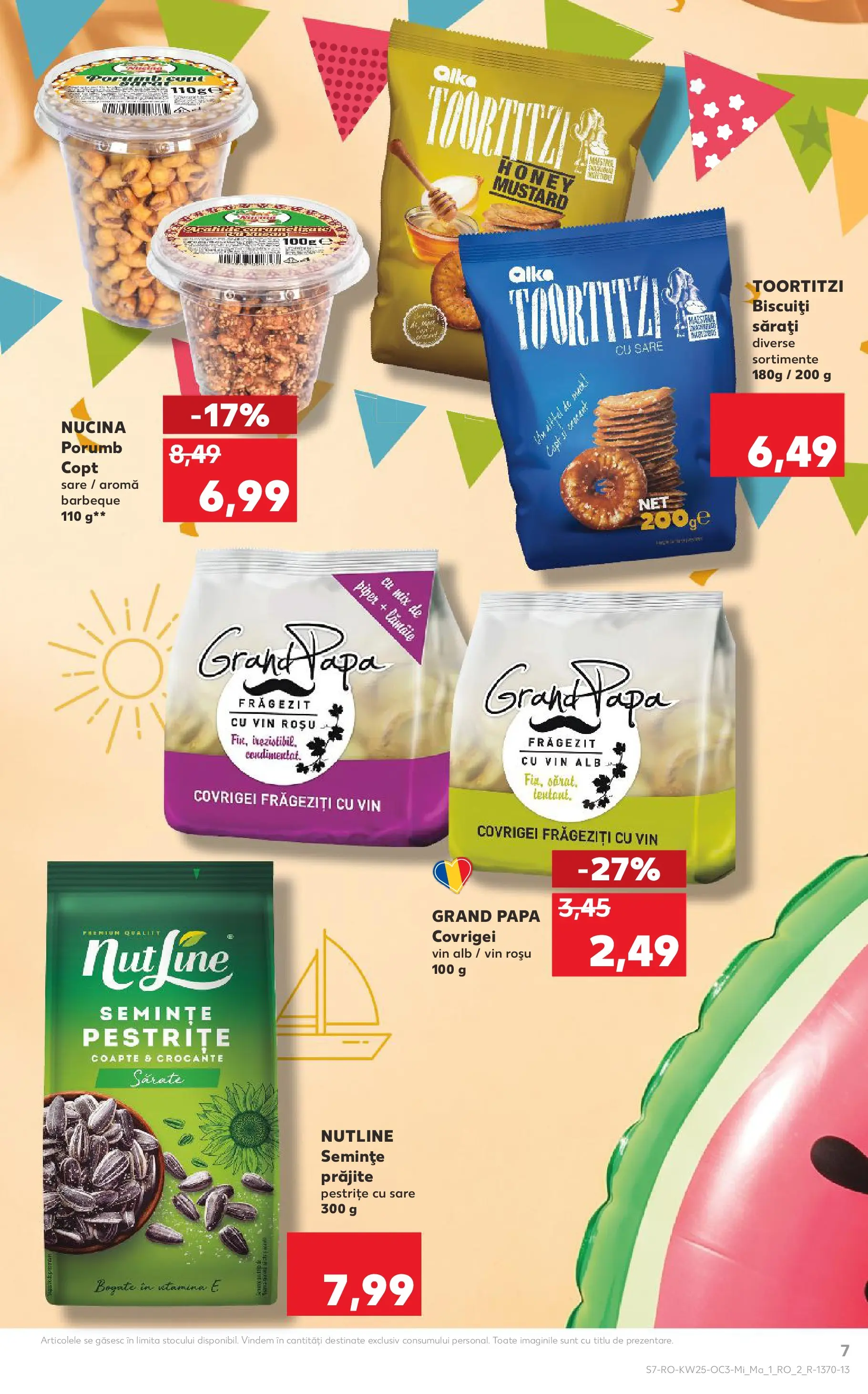 Kaufland Comarnic 17.06.2026 - Revista si Oferta | Pagină: 7 | Produse: Semințe, Covrigei, Biscuiți, Sare