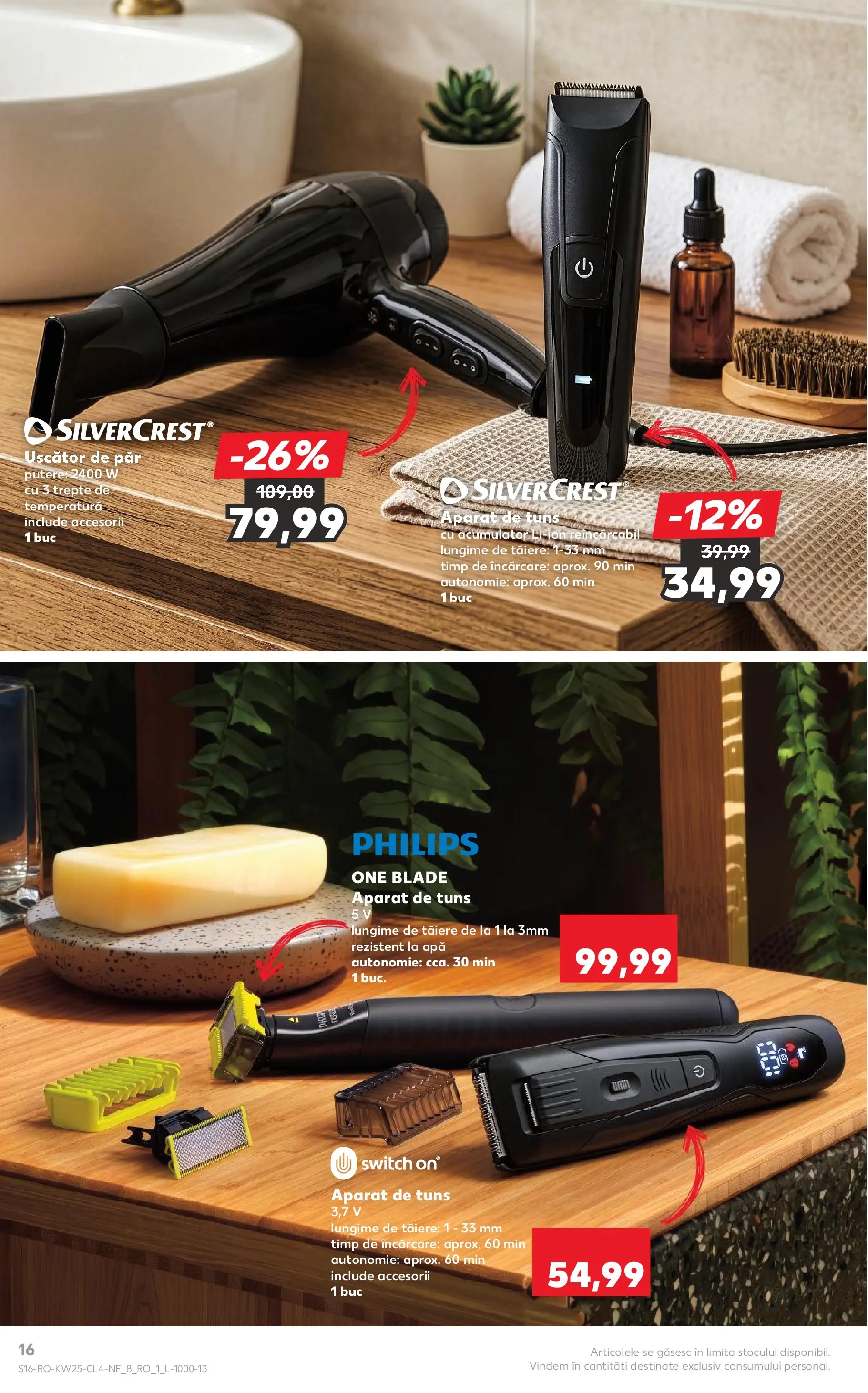 Kaufland Zalau 16.06.2026 - Revista si Oferta | Pagină: 16 | Produse: Enginar, Uscător, Uscător De Păr, Apă