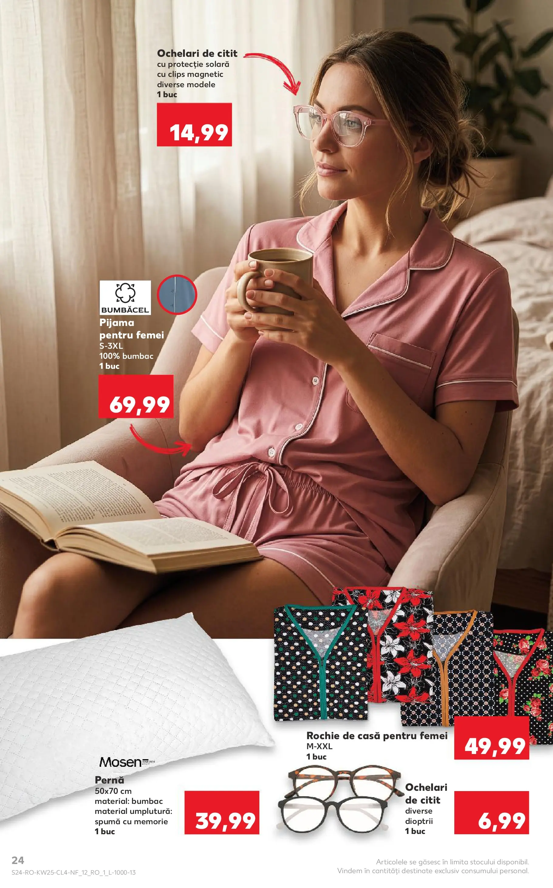 Kaufland Zalau 16.06.2026 - Revista si Oferta | Pagină: 24 | Produse: Ochelari, Rochie, Memorie, Pernă