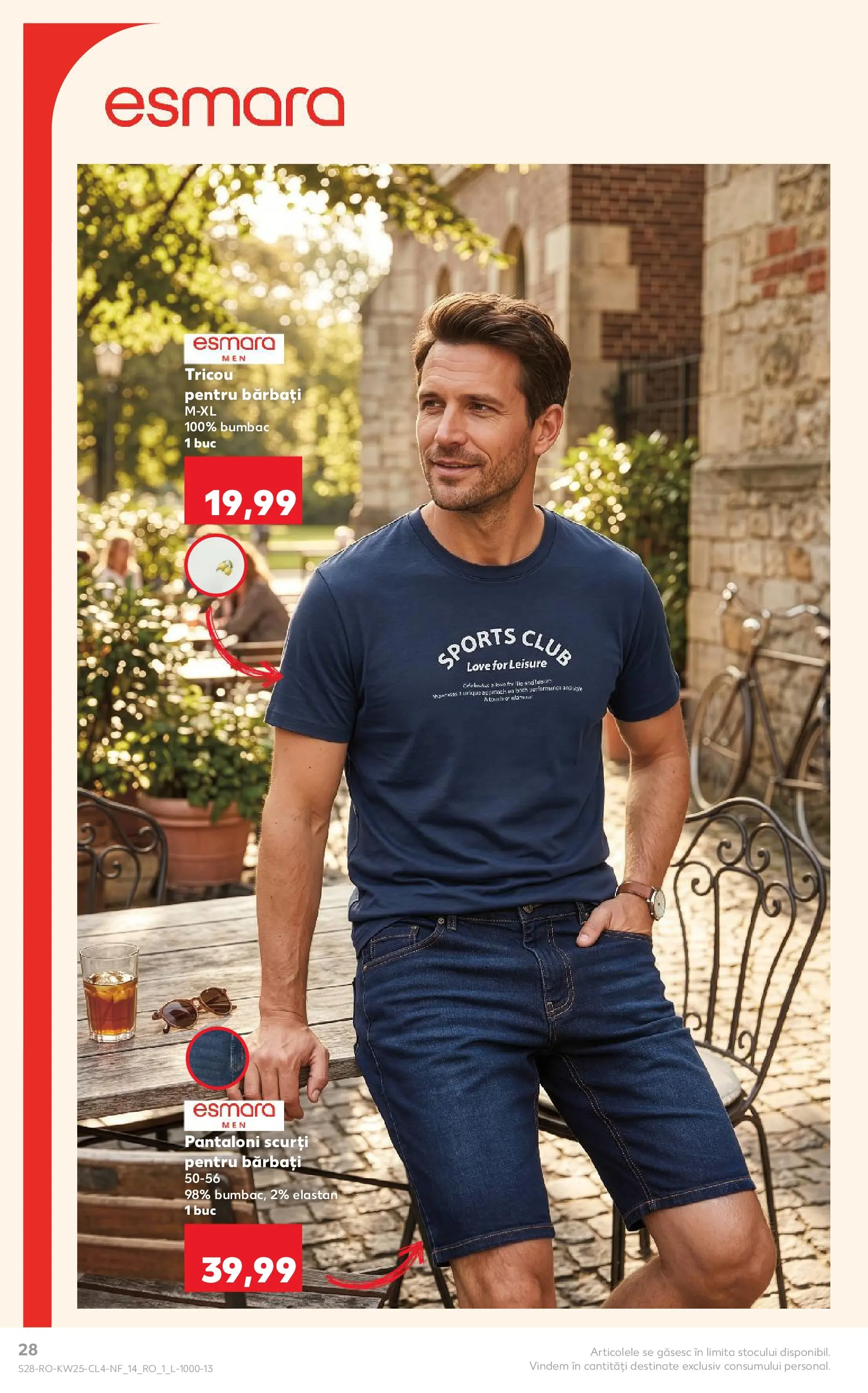 Kaufland Zalau 16.06.2026 - Revista si Oferta | Pagină: 28 | Produse: Kestane, Tricou, Pantaloni, Pantaloni scurți