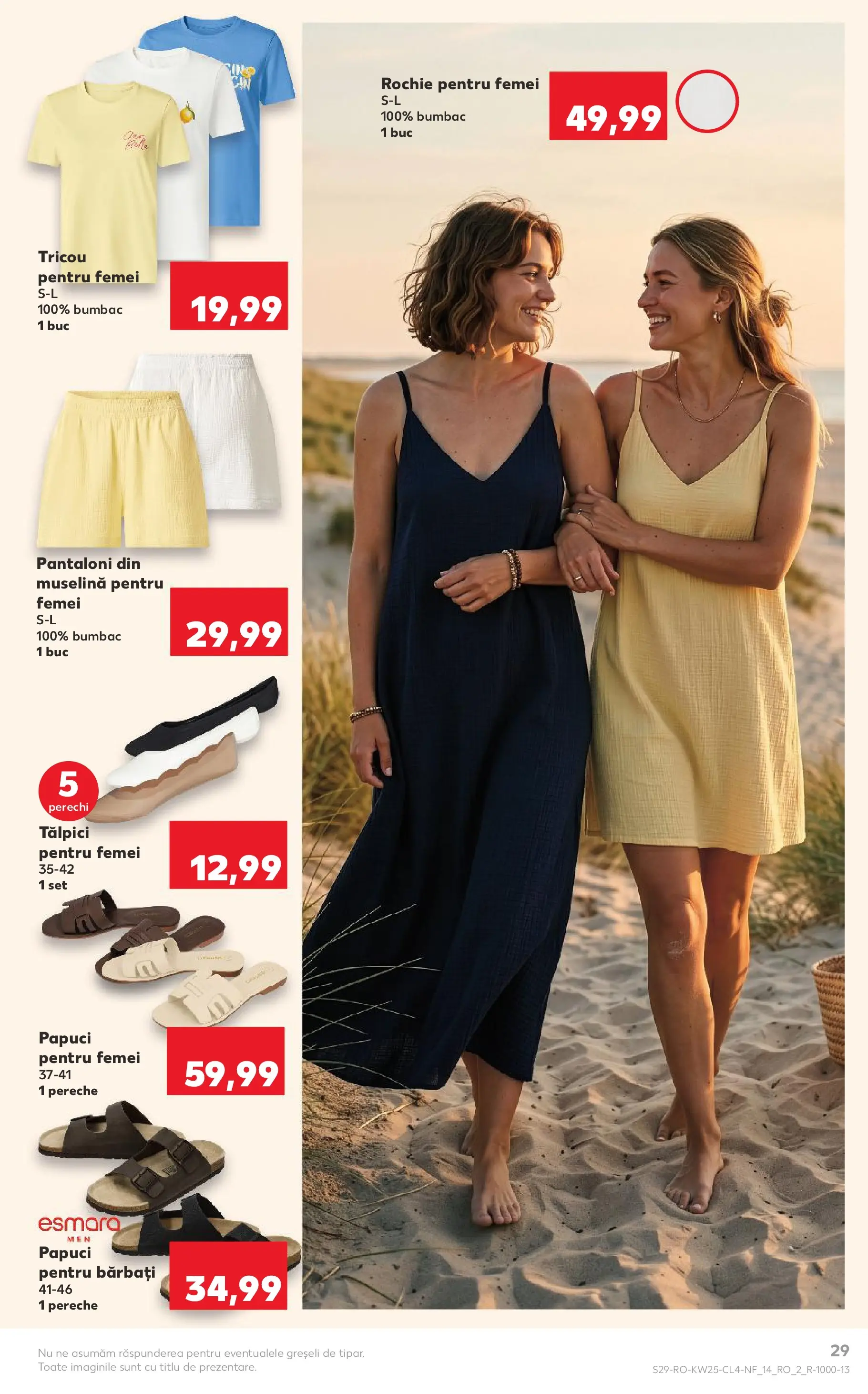 Kaufland Zalau 16.06.2026 - Revista si Oferta | Pagină: 29 | Produse: Rochie, Tălpici, Tricou, Pantaloni