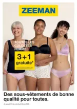 Zeeman Des sous-v&ecirc;tements de bonne qualit&eacute; pour toutes. - au 26.06.2026