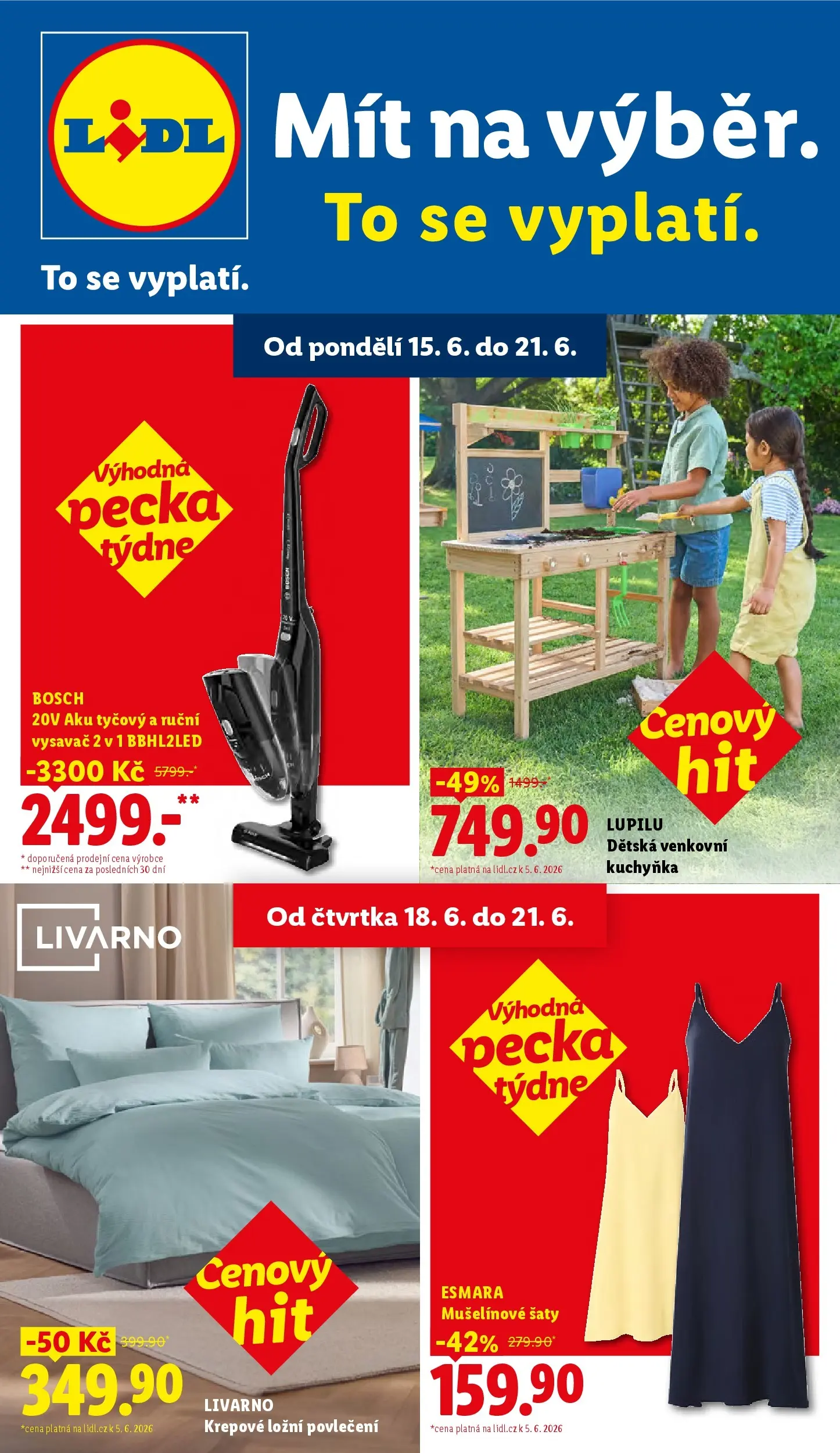 Lidl leták od 14.06.2026 - Nový akční leták | Strana: 1