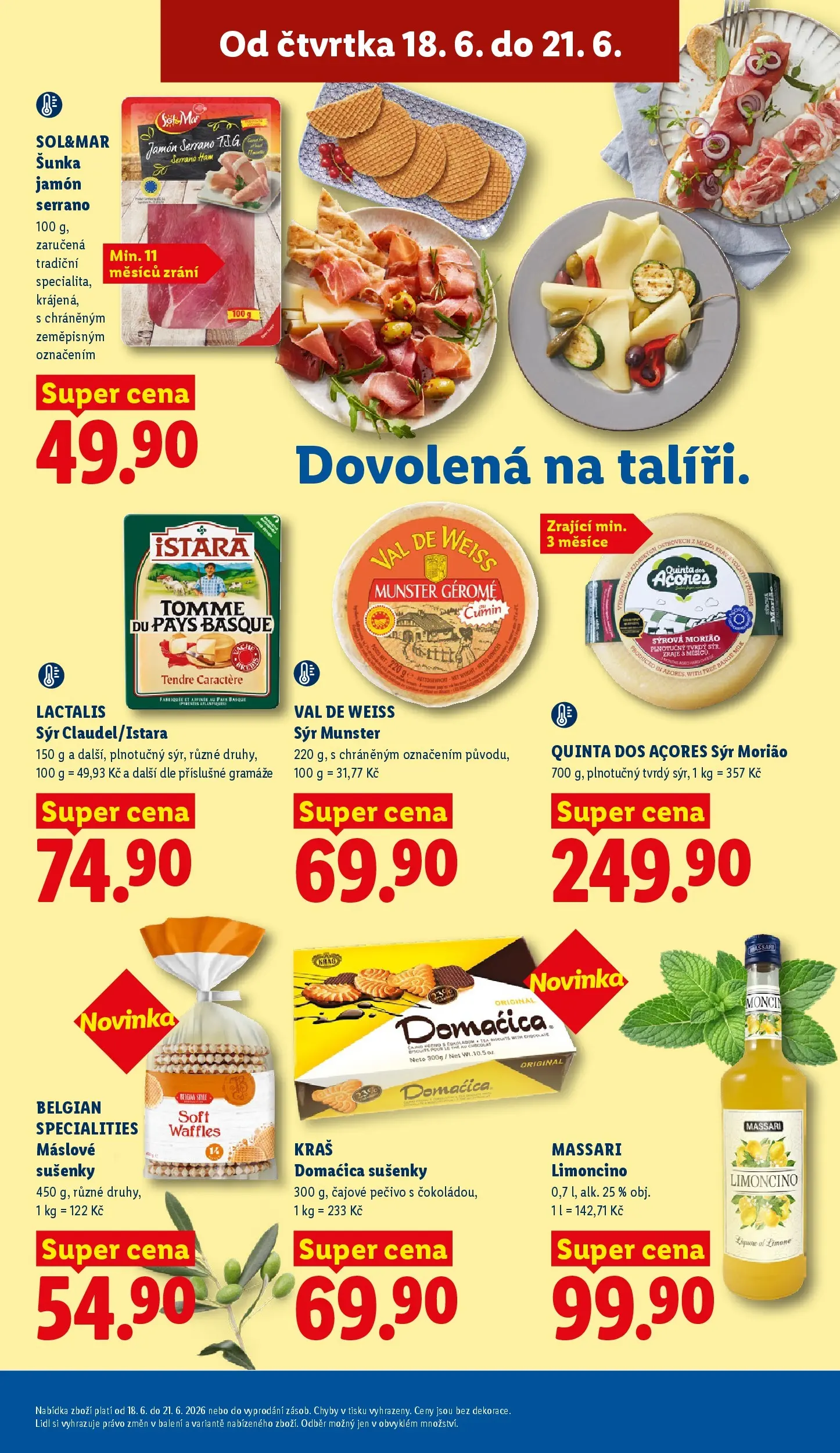 Lidl leták od 17.06.2026 - Nový akční leták | Strana: 17 | Produkty: Vál, Pečivo, Tvrdý sýr, Sušenky