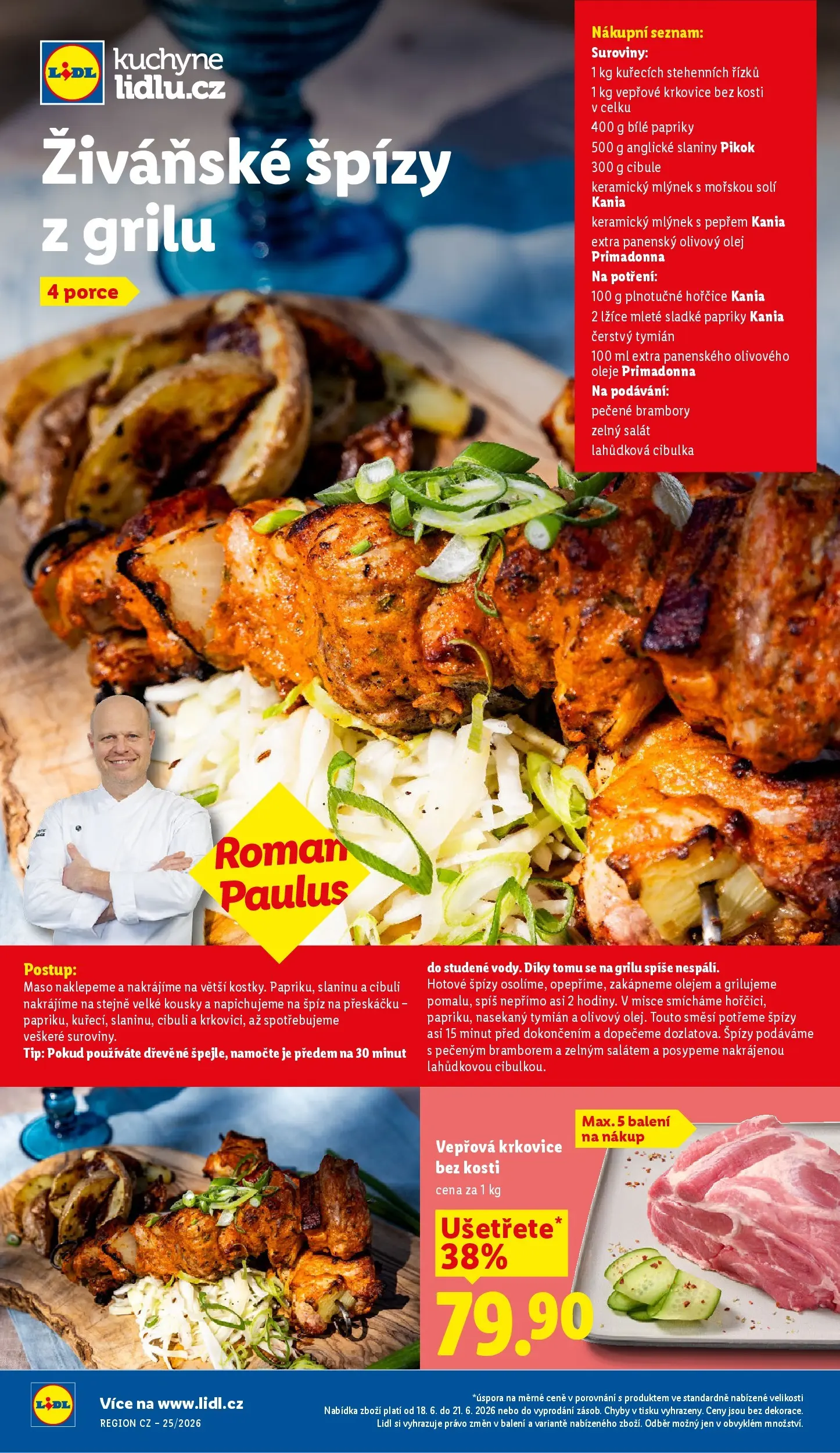 Lidl leták od 17.06.2026 - Nový akční leták | Strana: 44 | Produkty: Oleje, Hořčice, Maso, Kuchyně