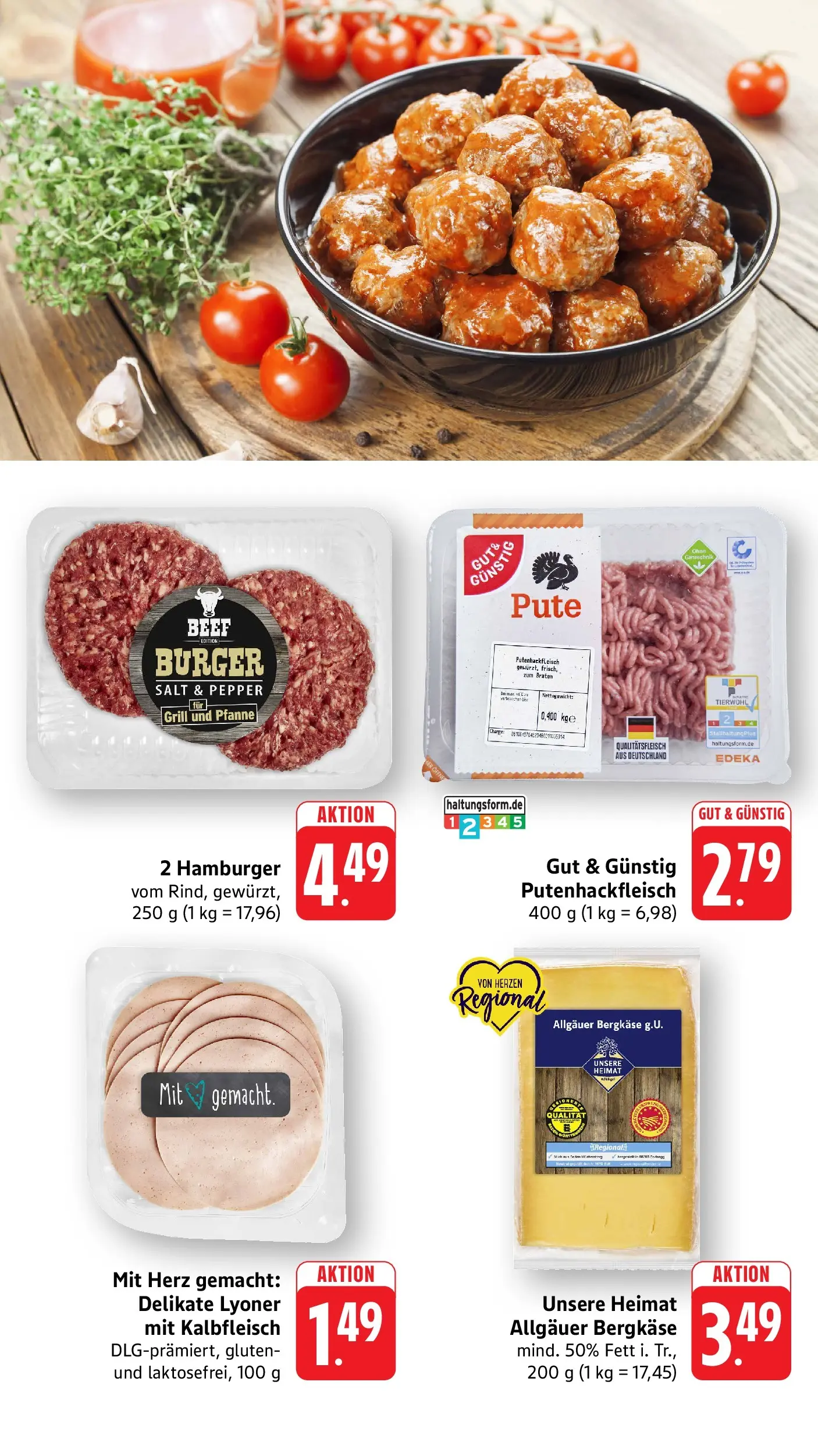 Edeka prospekt Gengenbach (ab 14.06.2026) » Angebote Online | Seite: 3 | Produkte: Pute, Grill, Burger